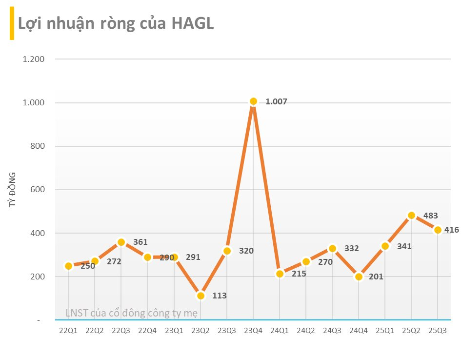 Bầu Đức vui mừng: Hoàng Anh Gia Lai (HAG) báo lãi ròng quý 3 tăng 25% bất chấp ‘cú đấm’ giảm 80% doanh thu của mảng heo - Ảnh 1
