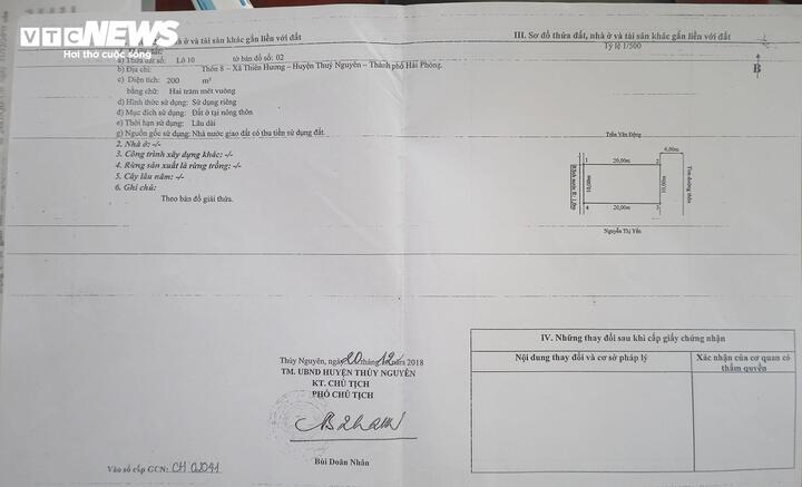 Hy hữu một lô đất cấp 2 sổ đỏ ở Hải Phòng: 'Khổ chủ' xây nhà xong phải bỏ hoang - Ảnh 4
