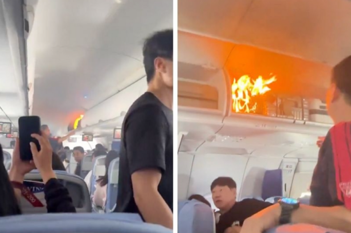 Pin lithium bốc cháy, máy bay Trung Quốc phải hạ cánh khẩn cấp - Ảnh 1