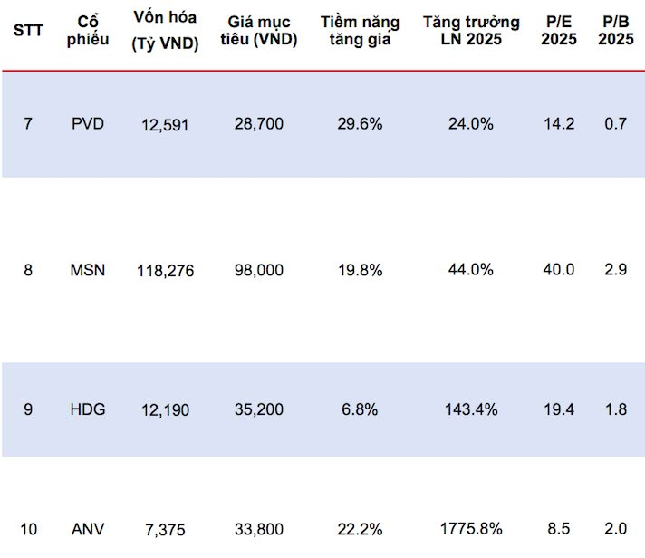 CTCK gợi ý 10 cơ hội đầu tư đáng chú ý cuối năm, tâm điểm nhóm ngân hàng, bất động sản - Ảnh 2