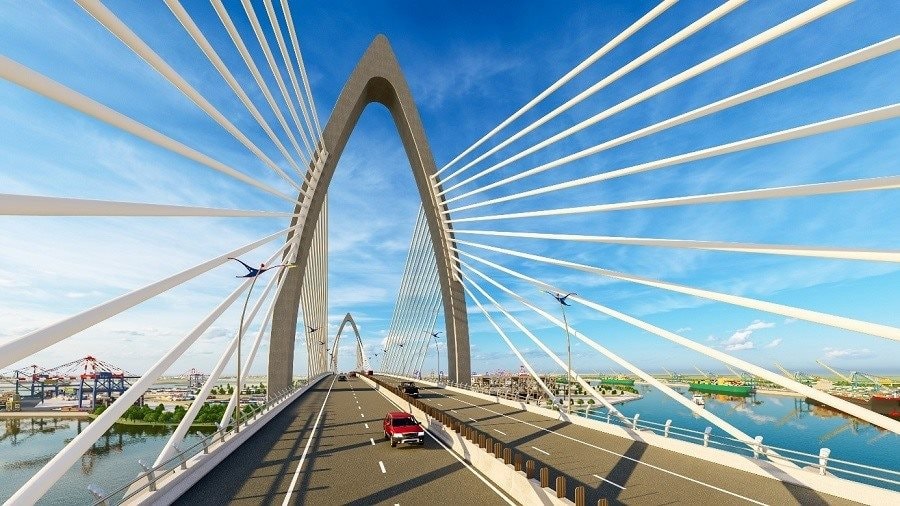 Cây cầu gần 5.000 tỷ bắc qua sông Thị Vải lập kỷ lục nhịp dài nhất Đông Nam Á: Ai đứng sau? - Ảnh 1