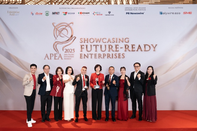 Generali Việt Nam lập “hat-trick” 03 giải thưởng tại Asia Pacific Enterprise Awards 2025 - Ảnh 1