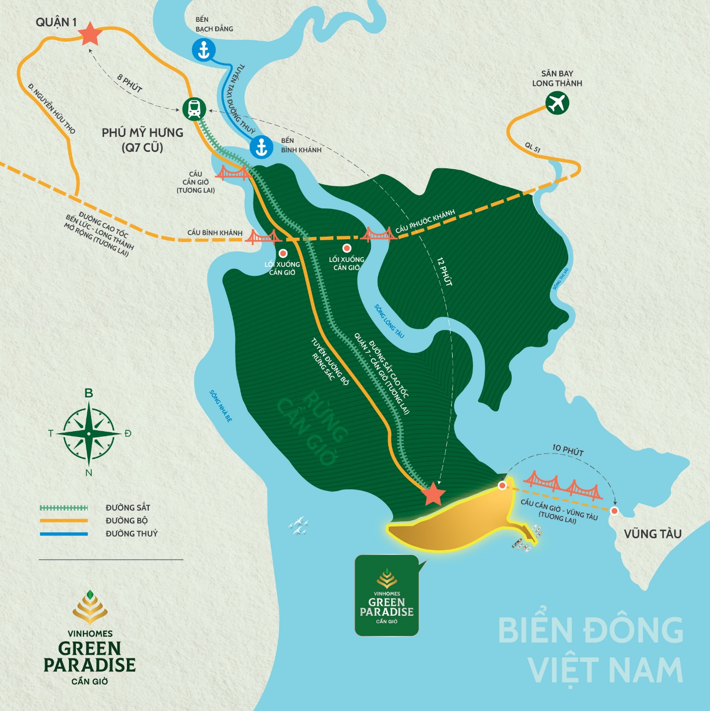 Từ Phú Mỹ Hưng đến Cần Giờ: Hành trình dịch chuyển trung tâm, bứt phá hạ tầng TP.HCM - Ảnh 1