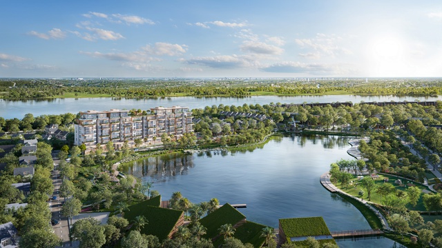 Khám phá căn hộ tiêu chuẩn resort 5 sao tầm view trực diện Hồ Thiên Nga vừa được Ecopark ra mắt - Ảnh 1