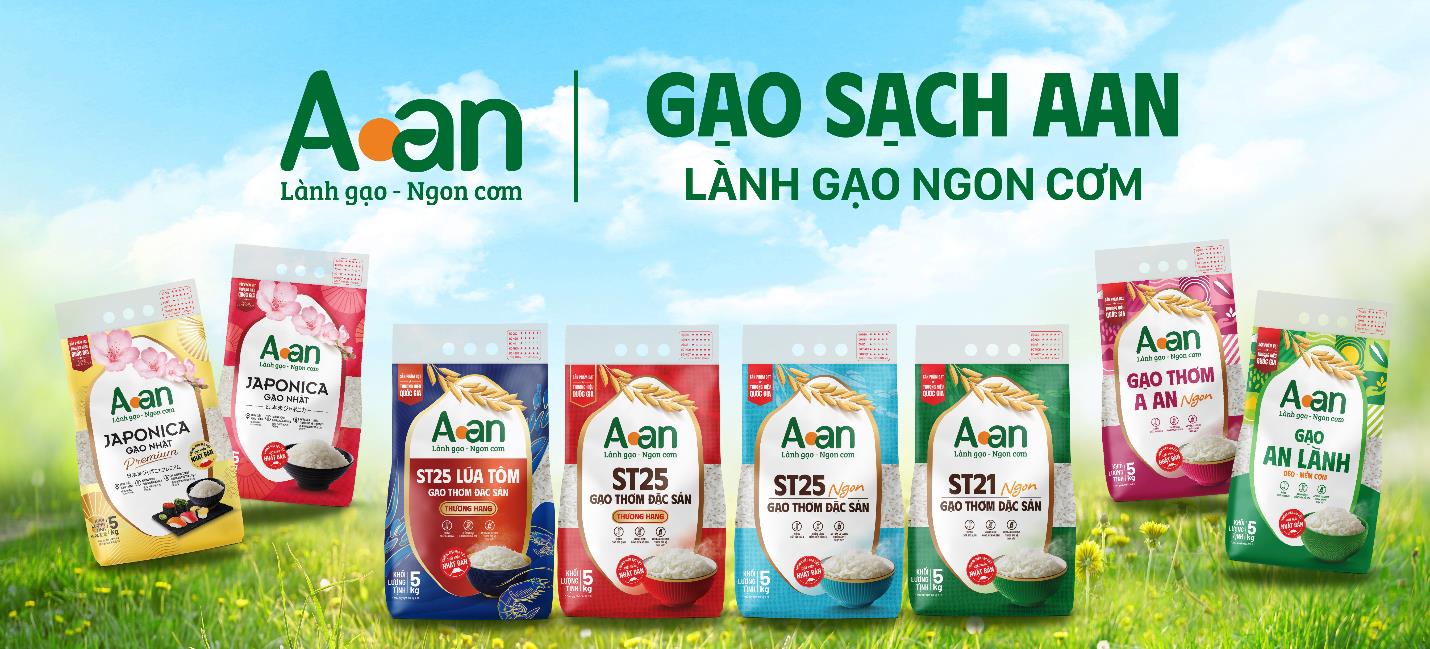 Gạo Sạch Aan xuất sắc đạt Top 10 Thương hiệu Uy tín hàng đầu ASEAN 2025 - Ảnh 1