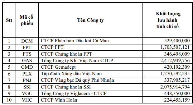 Chính thức lộ diện 10 mã chứng khoán lọt rổ cổ phiếu tăng trưởng chi trả cổ tức VNDIVIDEND - Ảnh 1