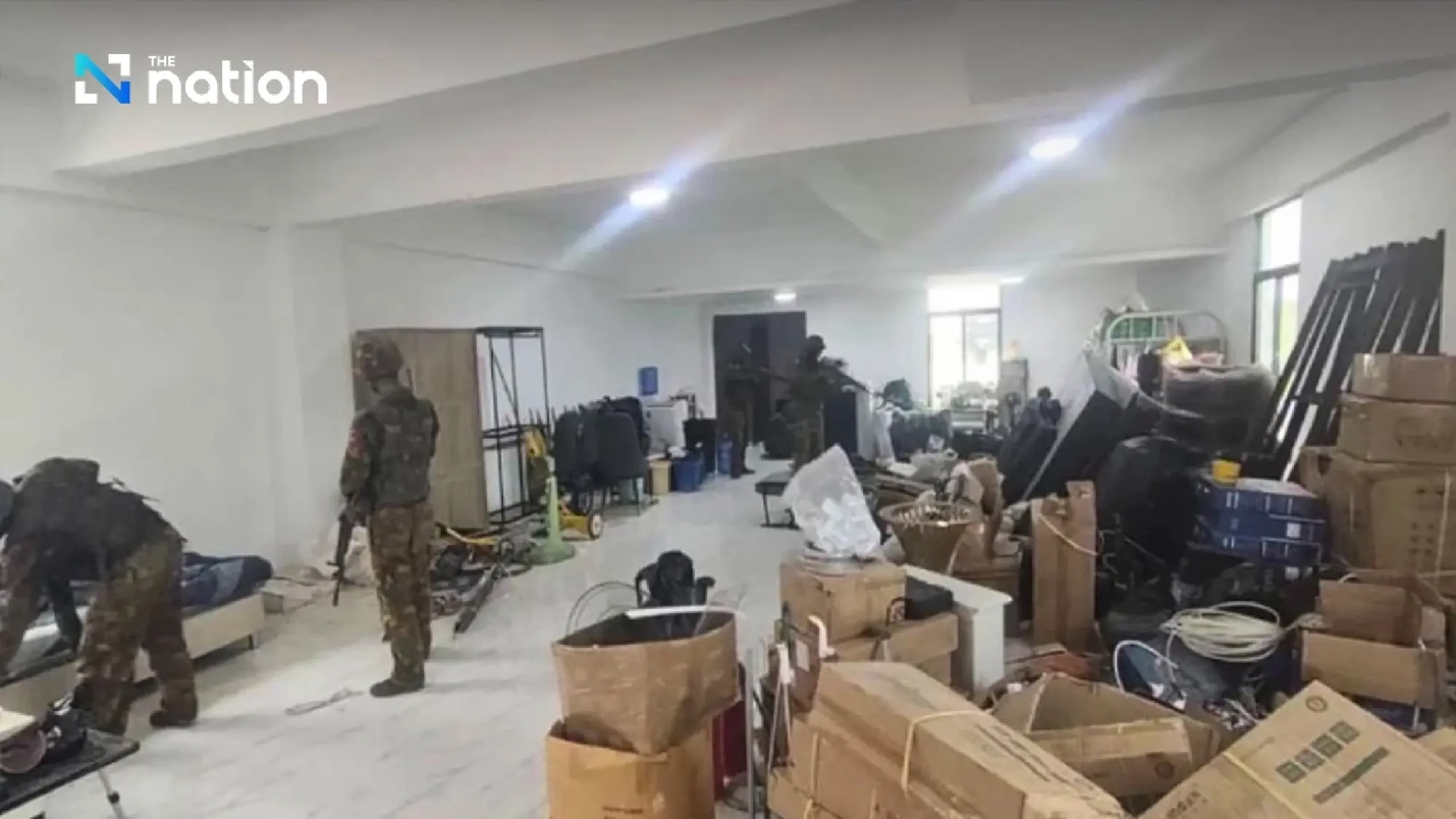 Quân đội Myanmar đột kích sào huyệt lừa đảo trực tuyến, bắt hơn 2.000 người - Ảnh 2