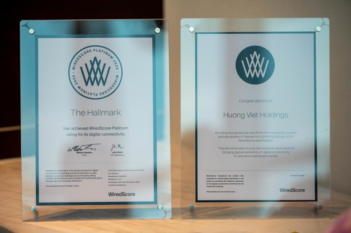 The Hallmark đạt Chứng nhận WiredScore hạng Bạch kim đầu tiên tại Việt Nam - Ảnh 2