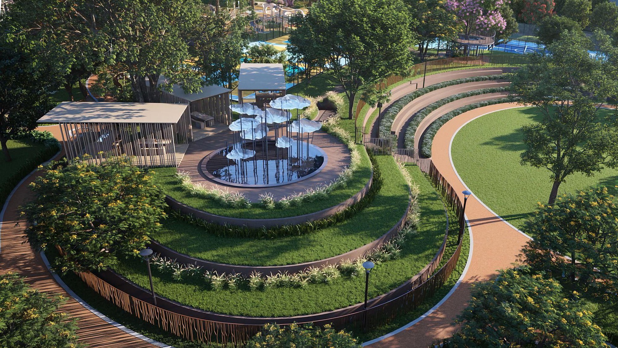 Garden Villa The Fullton Edition: Không gian sống giữa thiên nhiên đa tầng - Ảnh 3