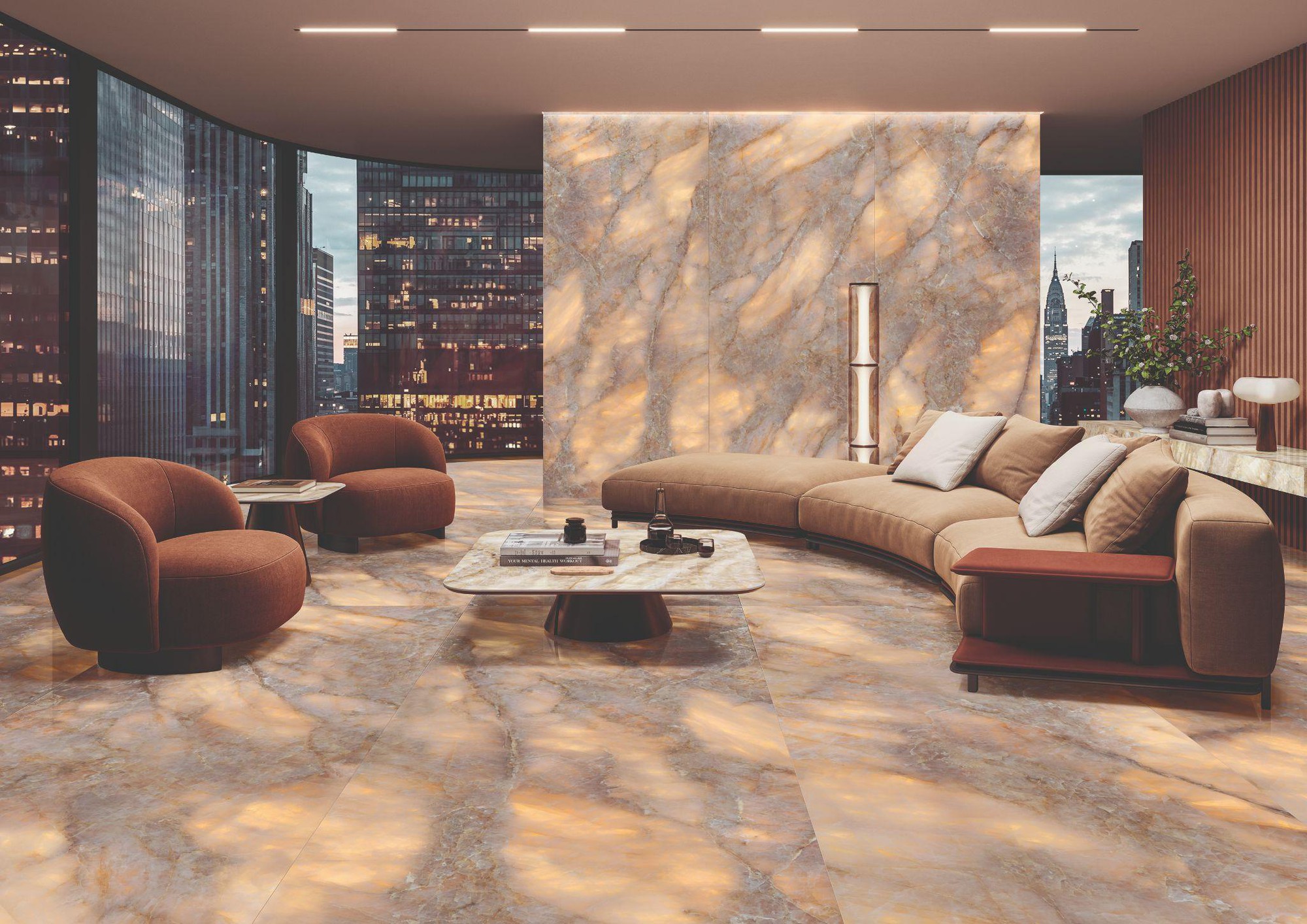 Gạch khổ lớn tiếp tục khuấy đảo sự kiện nội thất thường niên - Ảnh 3