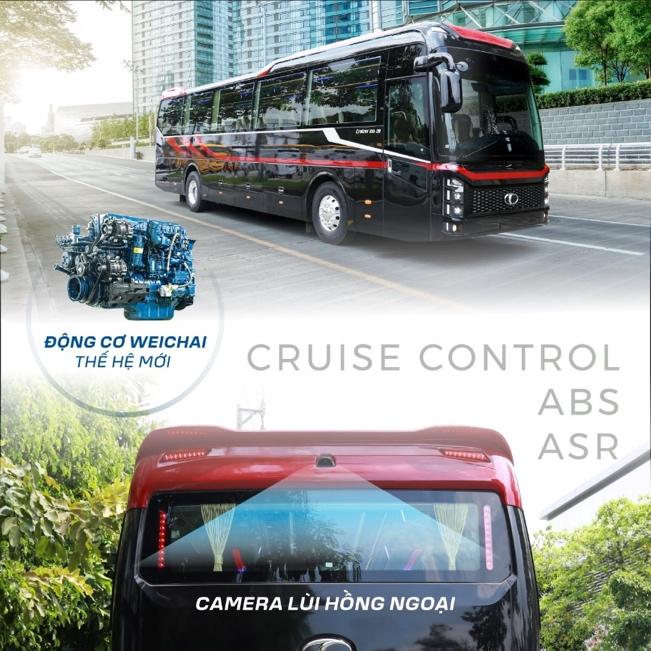 Ra mắt xe ghế ngồi cao cấp THACO Cruizer 120S thế hệ mới phiên bản 29 chỗ - Ảnh 3