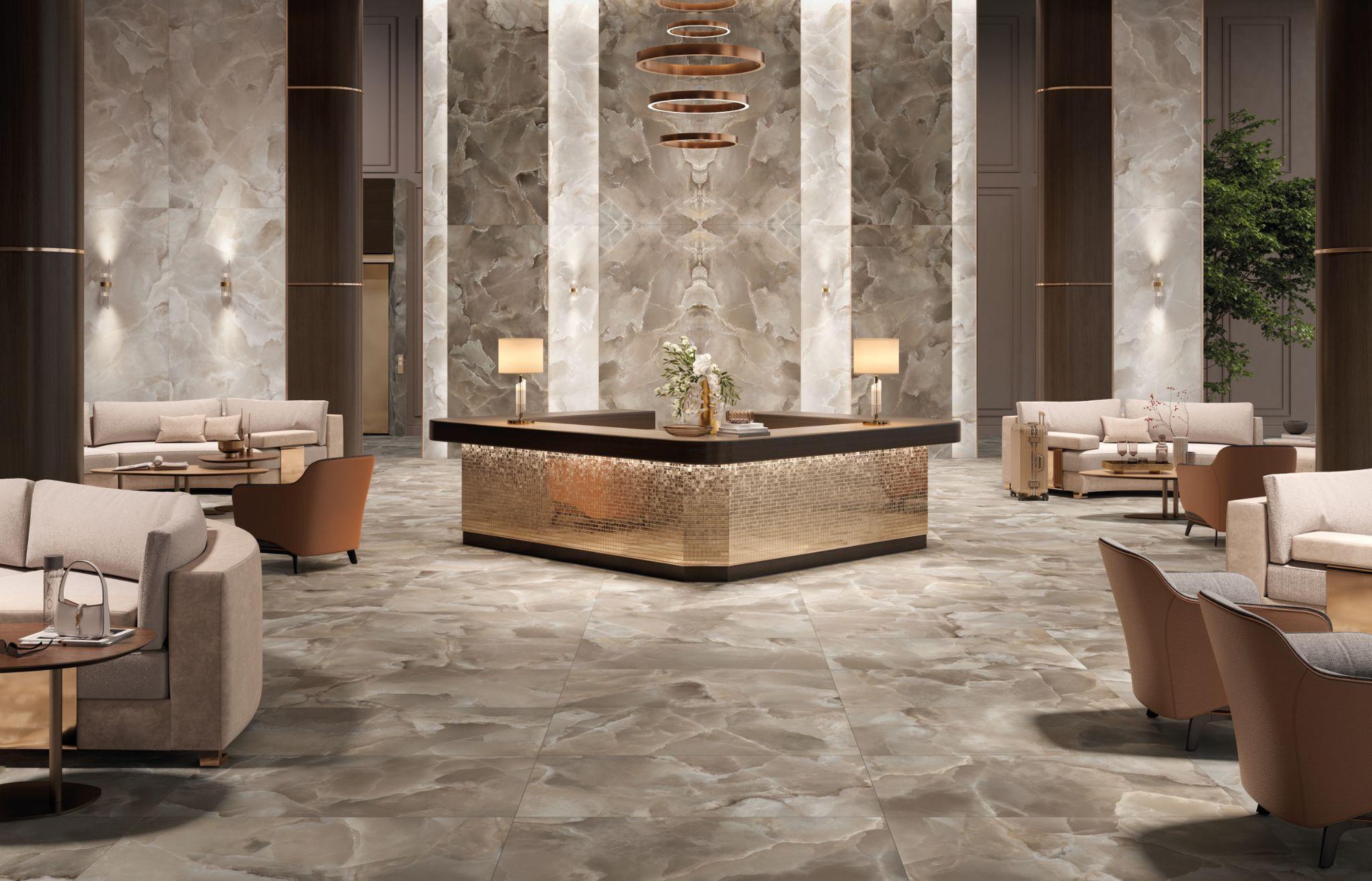 Gạch khổ lớn tiếp tục khuấy đảo sự kiện nội thất thường niên - Ảnh 5