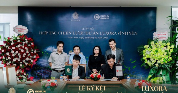 GOSUN ký kết hợp tác chiến lược phát triển dự án Luxora Vĩnh Yên
