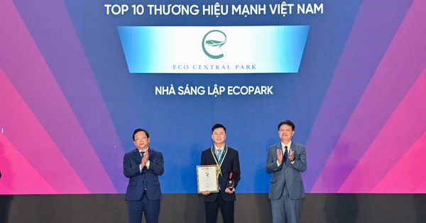 Nhà sáng lập Ecopark là Thương hiệu mạnh Việt Nam 2025