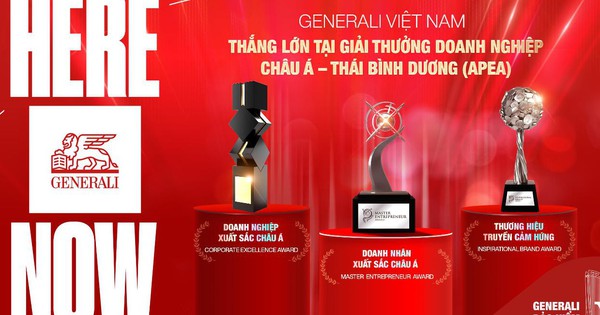 Generali Việt Nam lập “hat-trick” 03 giải thưởng tại Asia Pacific Enterprise Awards 2025