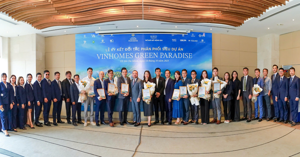 Thế Giới Bất Động Sản hợp tác 15 đối tác phân phối Vinhomes Green Paradise