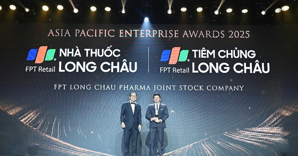 Long Châu nhận giải thưởng “Doanh nghiệp xuất sắc châu Á”