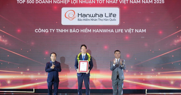 Hanwha Life vào “Top 500 Doanh nghiệp có lợi nhuận tốt nhất Việt Nam 2025”