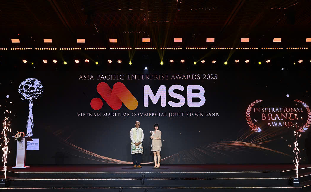 MSB - “Doanh nghiệp xuất sắc châu Á” và “Thương hiệu truyền cảm hứng” - Ảnh 1