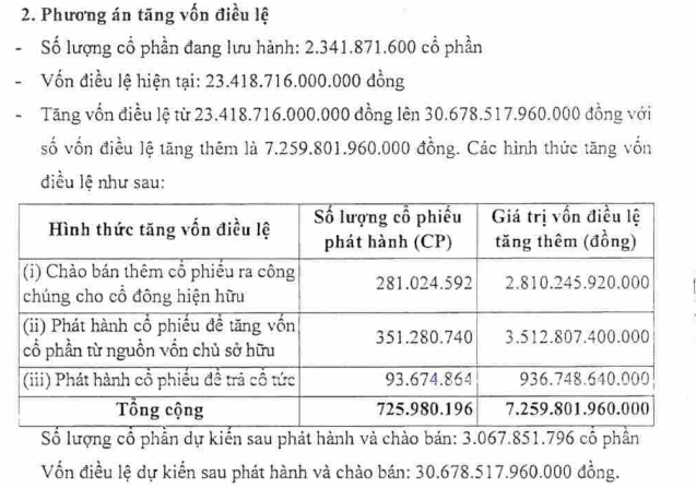 PV Power sẽ phát hành gần 726 triệu cổ phiếu để tăng vốn vượt 30.000 tỷ đồng - Ảnh 1