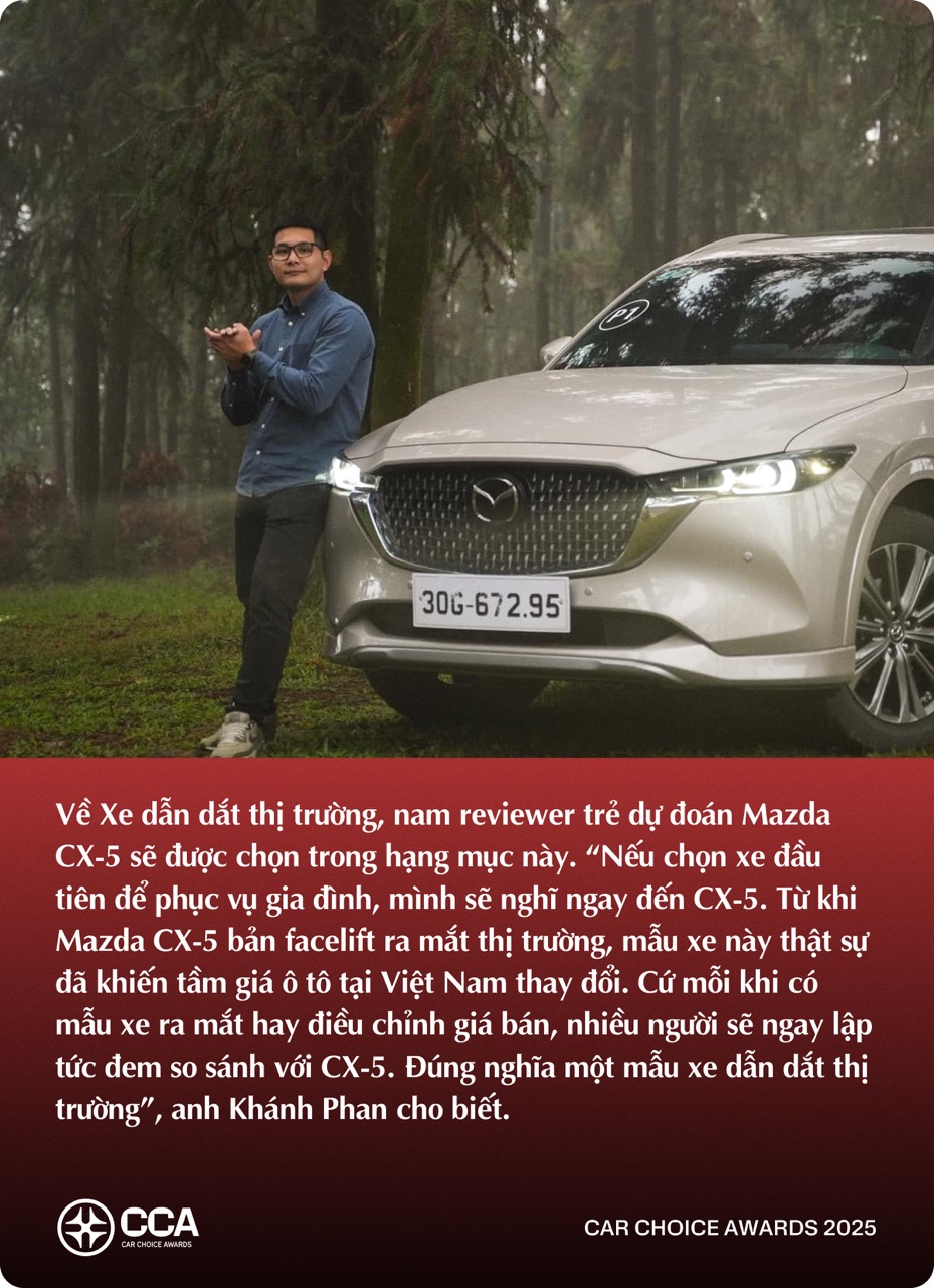KOL trẻ ngành xe dự đoán xe thắng giải Car Choice Awards 2025: Có lựa chọn không theo số đông - Ảnh 8
