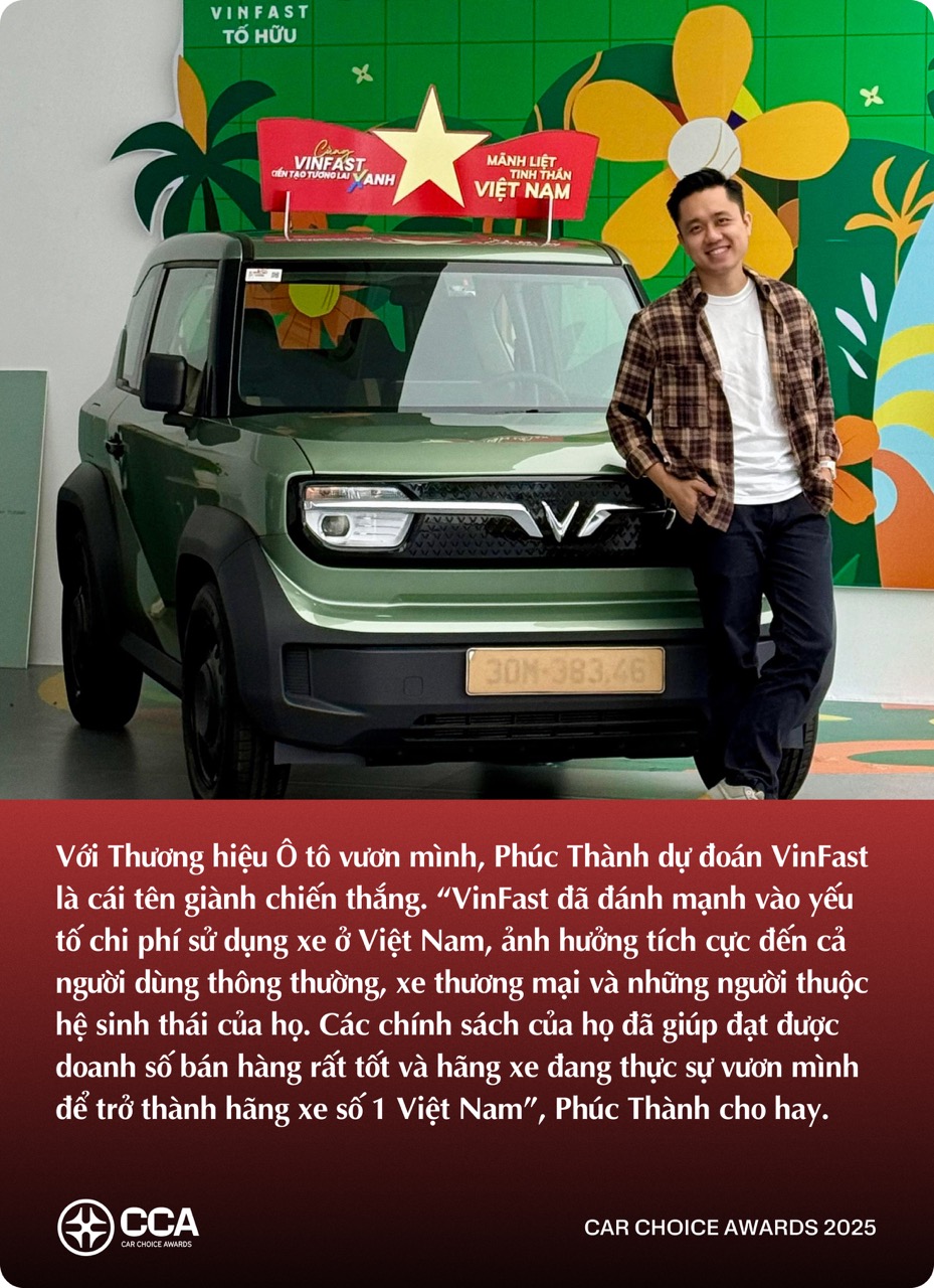 KOL trẻ ngành xe dự đoán xe thắng giải Car Choice Awards 2025: Có lựa chọn không theo số đông - Ảnh 10