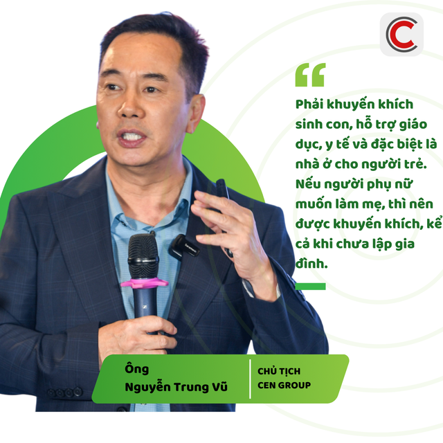 Chủ tịch Cen Group Nguyễn Trung Vũ: Phải khuyến khích những phụ nữ có thể tự sinh em bé mà không cần kết hôn - Ảnh 1
