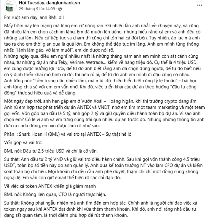 Toàn cảnh vụ lùm xùm liên quan dự án tiền số AntEx của Shark Bình: Bắt đầu từ đâu, ai là nạn nhân? - Ảnh 2