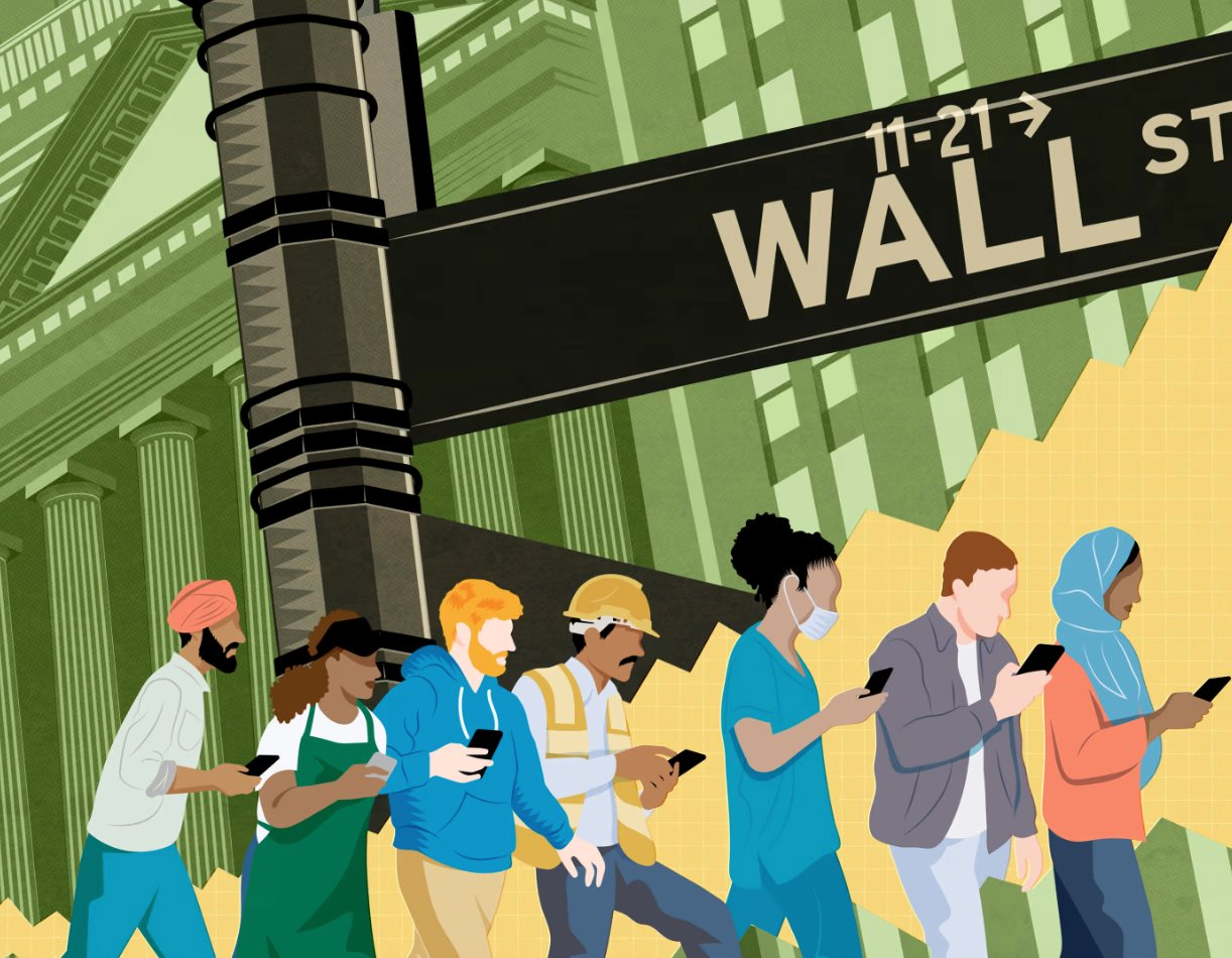 Người thu nhập thấp ở Mỹ đổ xô đi chơi chứng khoán - Ảnh 1