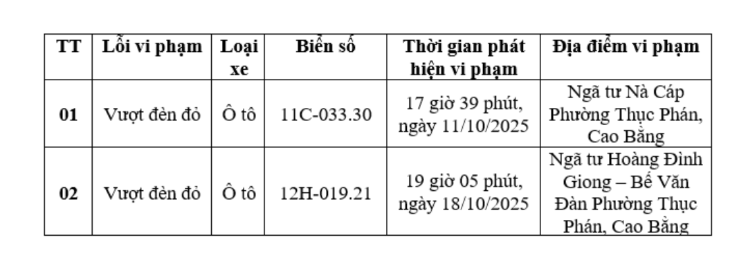 Các chủ xe ô tô có biển số sau nhanh chóng nộp phạt nguội theo Nghị định 168 - Ảnh 1