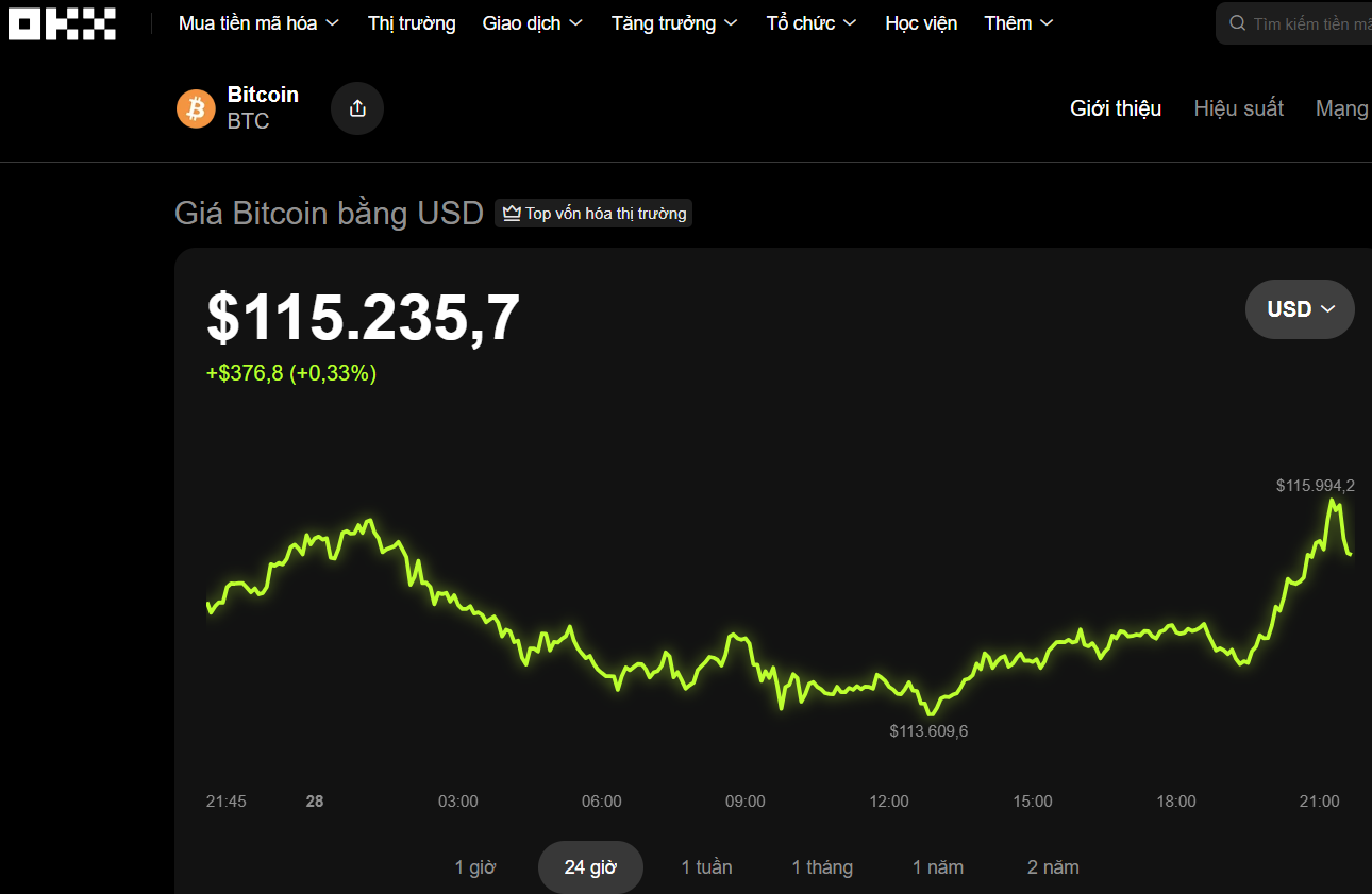 Thị trường tiền số hôm nay, 28-10: Bất ngờ về công ty lập sàn tài sản số 10.000 tỉ đồng - Ảnh 1