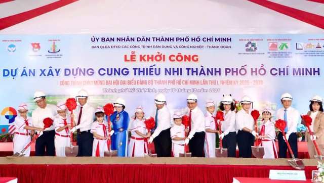 Chính thức khởi công xây dựng Cung thiếu nhi cao 10 tầng, quy mô hơn 1.100 tỷ đồng tại TP.HCM - Ảnh 1