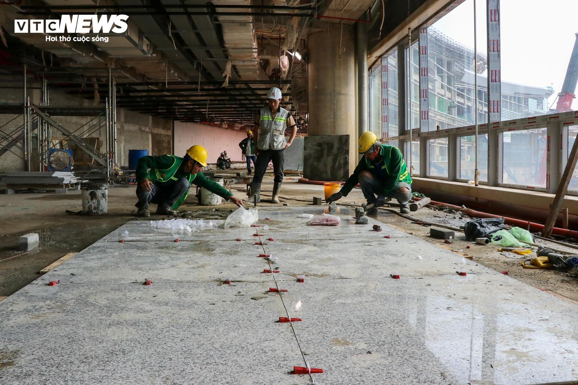 Công nhân thi công ngày đêm, nhiều hạng mục sân bay Long Thành vượt tiến độ - Ảnh 8