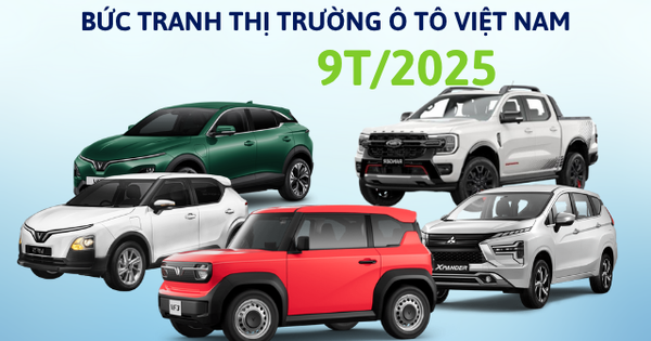 Bức tranh thị trường ô tô Việt Nam sau 9T/2025: VinFast dẫn đầu làn sóng xe điện, xe gầm cao vẫn ‘làm vua’ doanh số