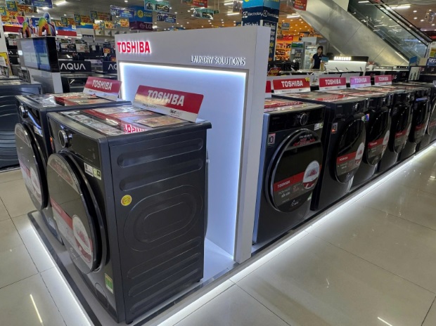 Máy giặt Toshiba lập đỉnh doanh số tại Điện máy Xanh với hơn 20.000 máy/tháng, chiếm hơn 30% thị phần của chuỗi - Ảnh 1