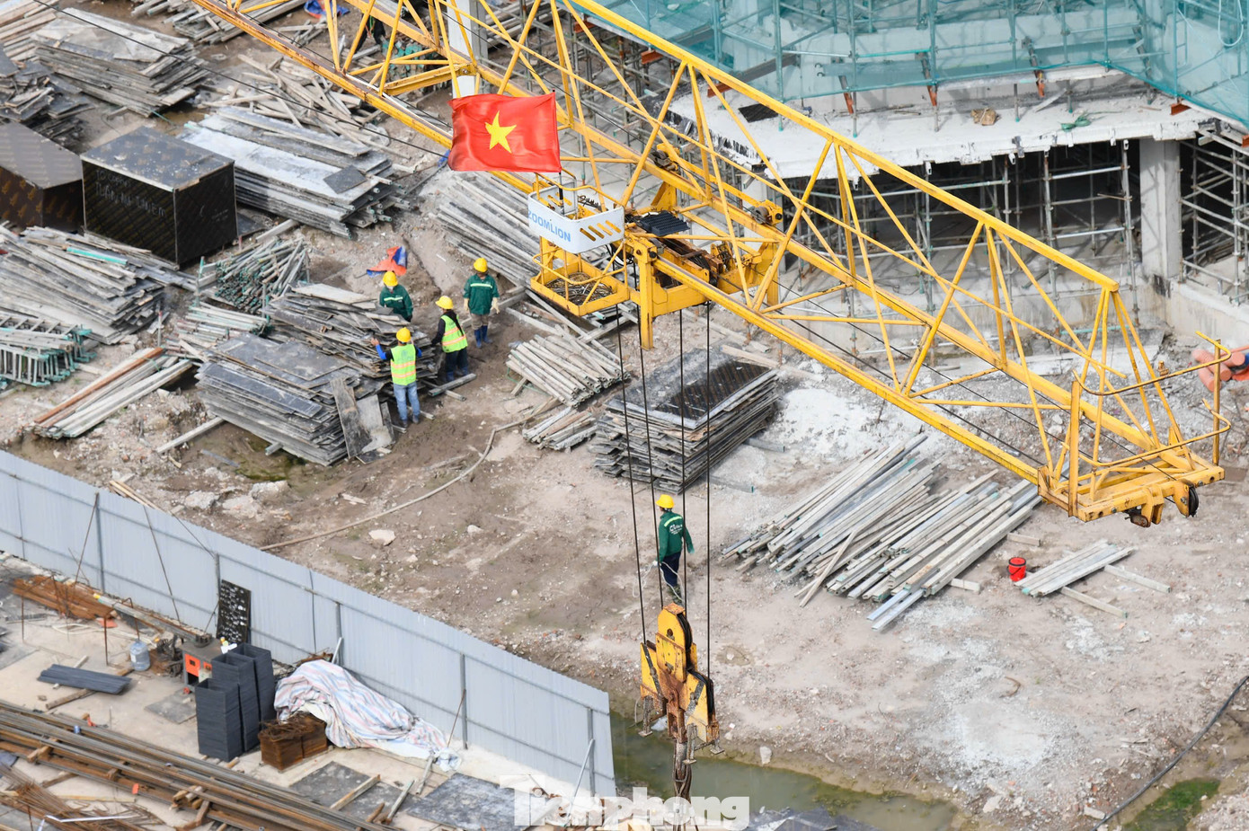 Cận cảnh công trường nghìn tỷ trên khu 'đất vàng' Giảng Võ - Ảnh 6