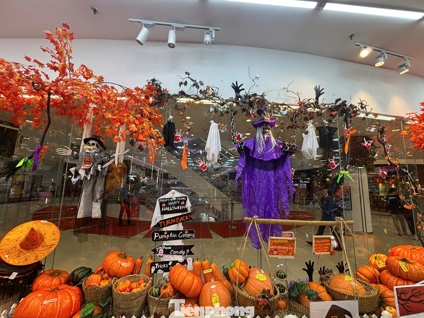 Phố 'đồ ma quái' ở TPHCM vắng khách dịp Halloween - Ảnh 6