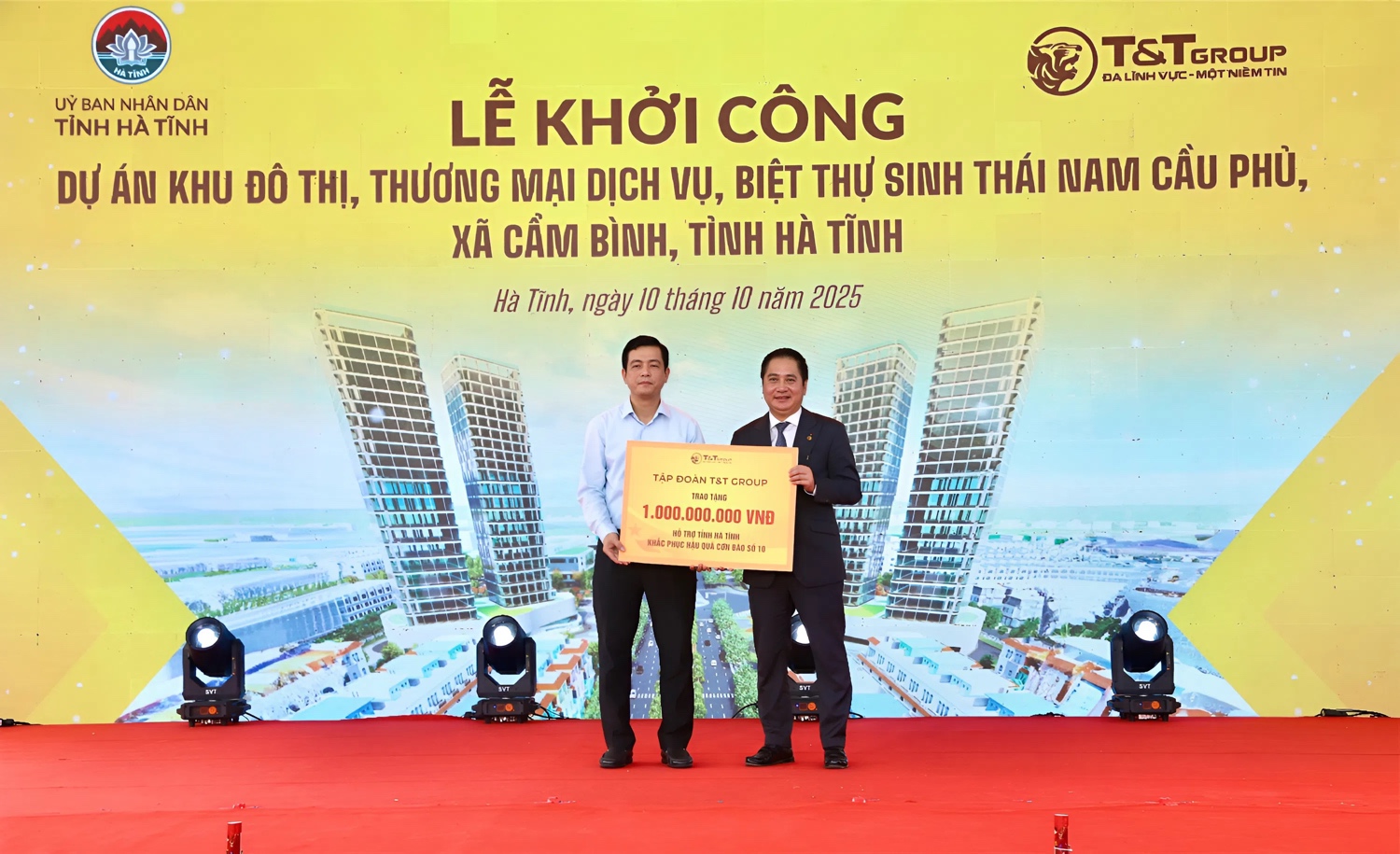 T&T Group của Bầu Hiển khởi công Khu đô thị sinh thái 50 ha tại Hà Tĩnh - Ảnh 3