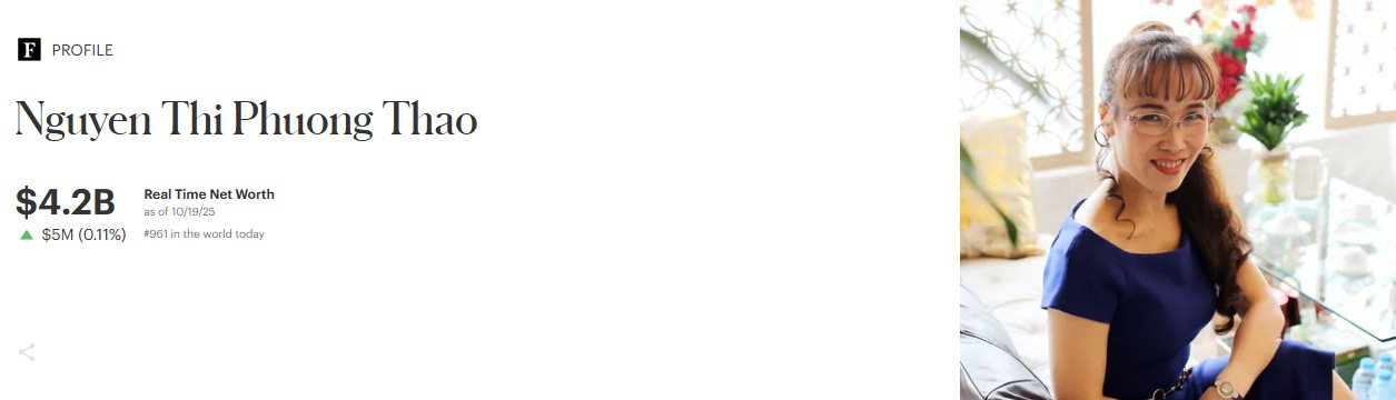 Tỷ phú Nguyễn Thị Phương Thảo là người phụ nữ Việt Nam đầu tiên lập được kỷ lục hiếm có - Ảnh 2