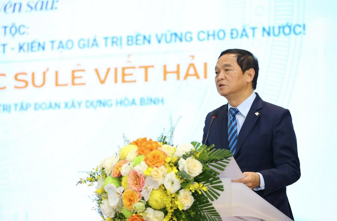 Chủ tịch HBC Lê Viết Hải: "Nghĩ lớn" mà không "làm thật" chỉ là ảo tưởng...chúng ta có thể xuất khẩu dịch vụ xây dựng tổng hợp của Việt Nam ra thế giới - Ảnh 1