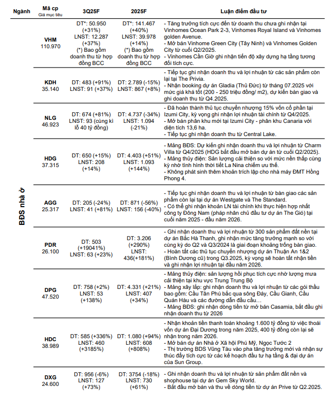 Đột biến KQKD quý 3/2025: Một doanh nghiệp bất động sản được dự báo doanh thu tăng 19.000% - Ảnh 1