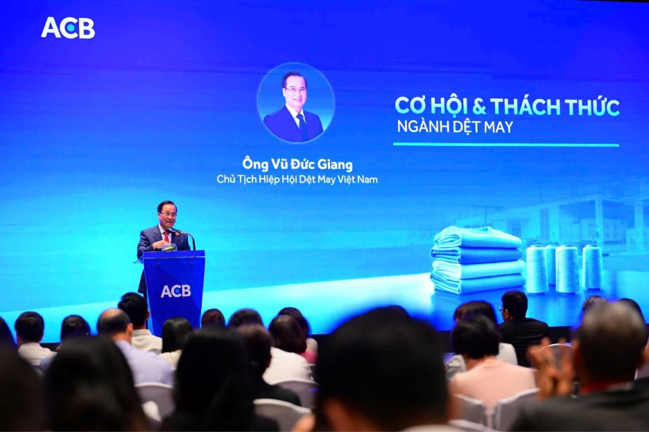 Dệt may tăng tốc cuối năm: ACB tiếp sức bằng giải pháp tài chính chuyên biệt - Ảnh 1