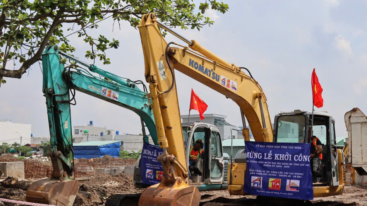 Tây Ninh khởi công dự án đường tỉnh hơn 1.850 tỉ đồng kết nối TP HCM - Ảnh 1