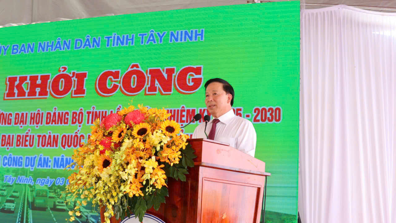 Tây Ninh khởi công dự án đường tỉnh hơn 1.850 tỉ đồng kết nối TP HCM - Ảnh 3