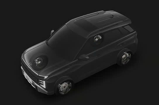 Chốt trang bị Hyundai Venue thế hệ mới: ADAS cấp độ 2 với 16 tính năng, phanh đĩa 4 bánh, camera 360 độ, màn hình cong, 8 loa Bose, - Ảnh 6