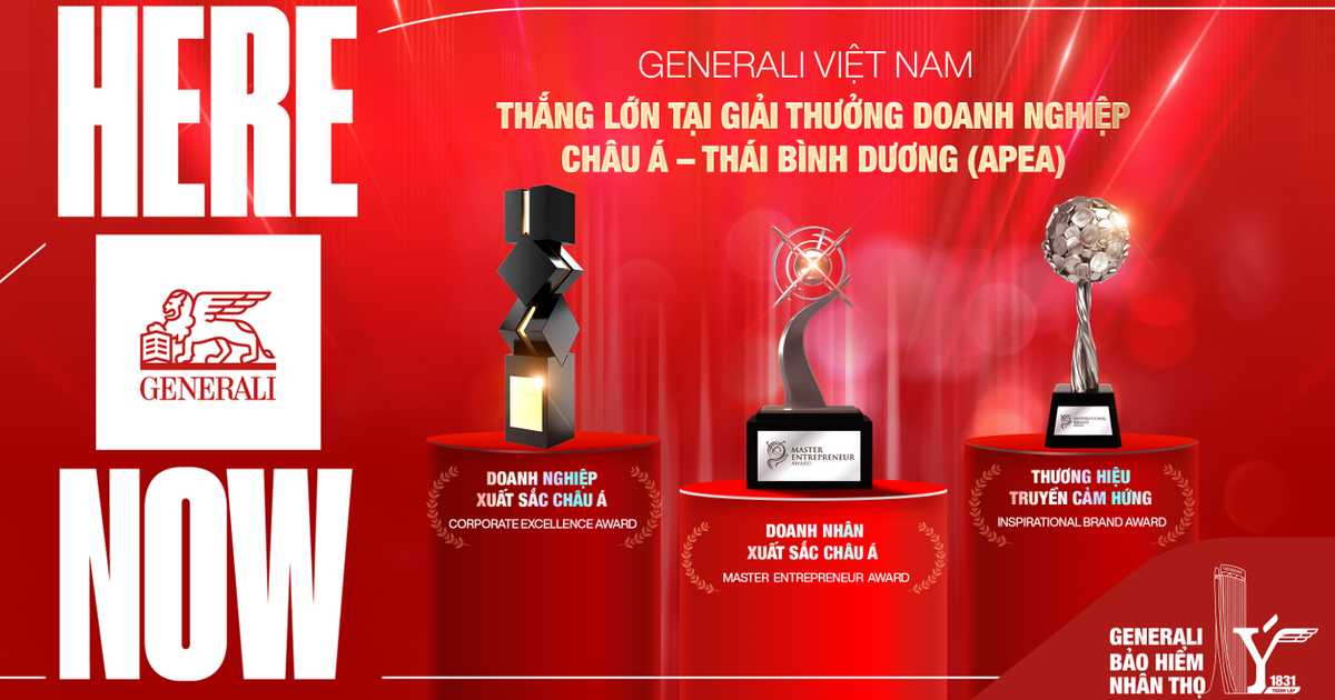Generali Việt Nam lập ‘hat-trick’ 03 giải thưởng tại Asia Pacific Enterprise Awards 2025