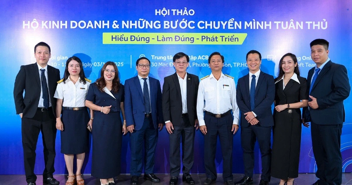 ACB đồng hành cùng hộ kinh doanh trước những thay đổi trong Nghị định 70