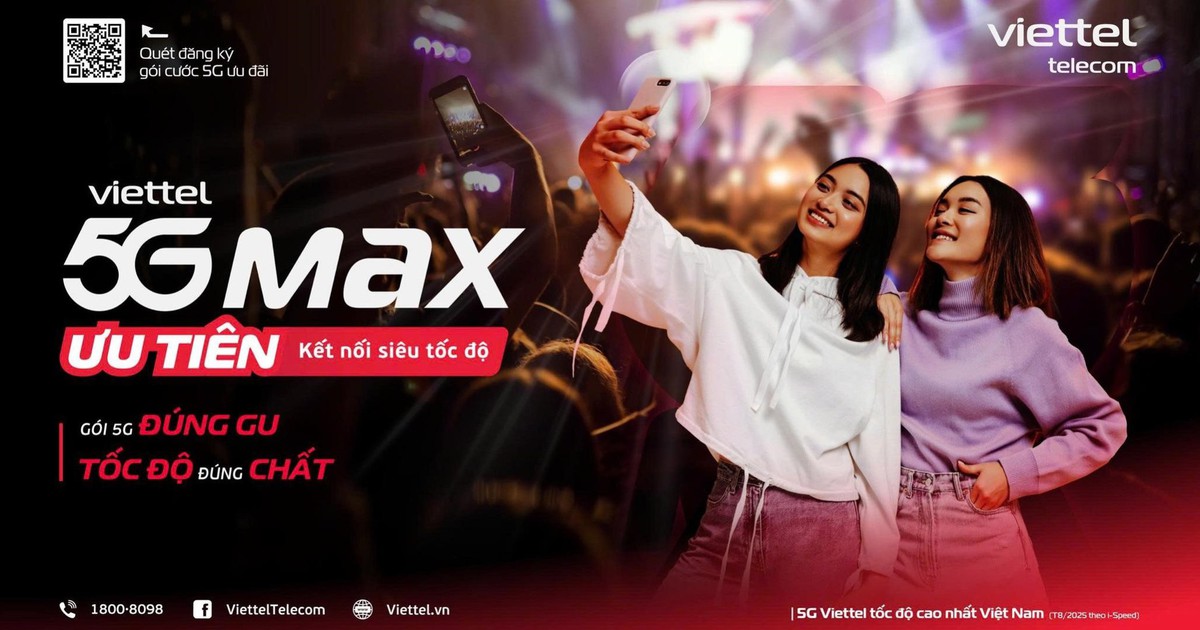 Viettel ra mắt gói cước 5GMAX: Khẳng định vị thế hàng đầu về tốc độ trải