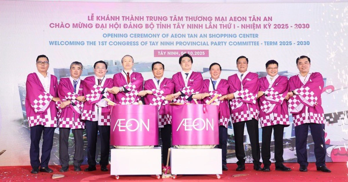 Trung tâm thương mại AEON Tân An chính thức khánh thành