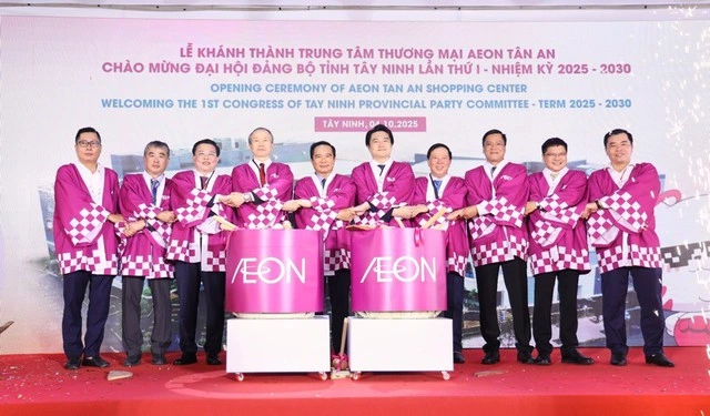 Trung tâm thương mại AEON Tân An chính thức khánh thành - Ảnh 1